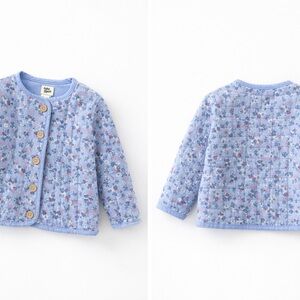 Baby B’Gosh Floral Button Top – Size 24M – Blue